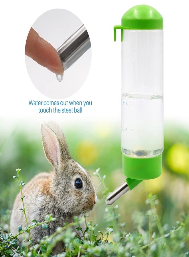 NAOEDEAH 2 Pack 16 oz Guinea Pig Water Bottle no Drip for Cage no Leak Rat Small Animal Hamster Rabbit Water Bottle Attaches to Cage Bunny Water Dispenser,Ship by Random Color - Image 3